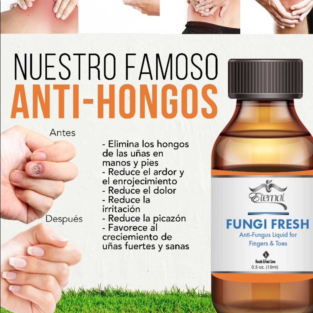 Elimina todo tipo de hongos